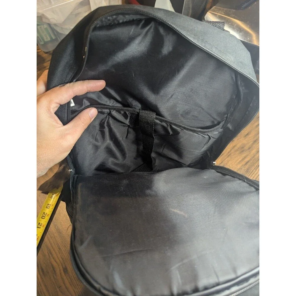 Coca Cola Backpack Black White Red Travel School Coke Beverage Bag